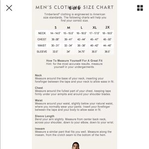 Timberland Grade School Size Chart